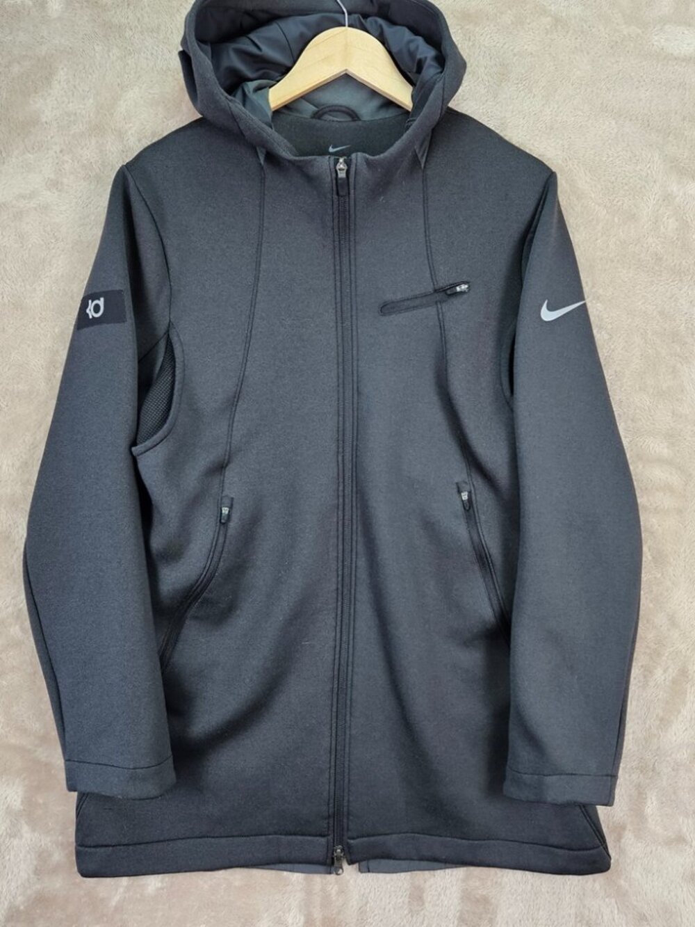 Nike Therma Sphere KD Basketball Jacket Men's Size L Outdoors Full Zip Hooded